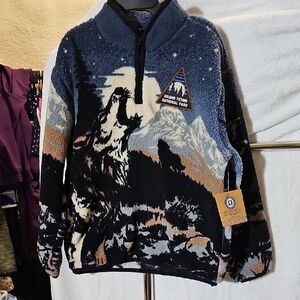 Nwt Kids Grand Teton National Park Fleece Pullover